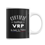 Mug Homme Vrp Meilleur de France | Tasse Noire métier - Planetee