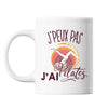 Mug Pilates j'peux pas Blanc - Planetee