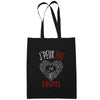 Sac Tote Bag Gospel Je peux pas Noir - Planetee