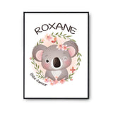 Affiche Roxane Bébé d'amour Koala - Planetee