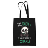 Sac Tote Bag Charly Pas Touche Panda - Planetee