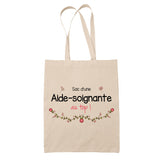 Sac Tote Bag Aide-soignante au Top Femme - Planetee