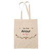 Sac Tote Bag Amour au Top Femme - Planetee