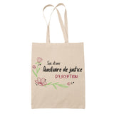 Sac Tote Bag Auxiliaire de justice d'Exception Femme - Planetee