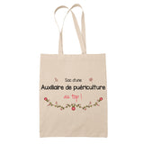 Sac Tote Bag Auxiliaire de puériculture au Top Femme - Planetee