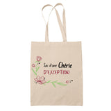 Sac Tote Bag Chérie d'Exception Femme - Planetee