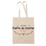 Sac Tote Bag Cheffe de chantier au Top Femme - Planetee