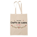 Sac Tote Bag Cheffe de cuisine au Top Femme - Planetee