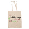 Sac Tote Bag Community Manager d'Exception Femme - Planetee