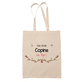 Sac Tote Bag Copine au Top Femme - Planetee