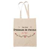 Sac Tote Bag Dresseuse de chevaux au Top Femme - Planetee