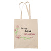 Sac Tote Bag Friend d'Exception Femme - Planetee