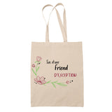 Sac Tote Bag Friend d'Exception Femme - Planetee