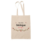 Sac Tote Bag Géologue au Top Femme - Planetee