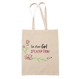 Sac Tote Bag Girl d'Exception Femme - Planetee