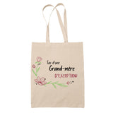 Sac Tote Bag Grand-mère d'Exception Femme - Planetee