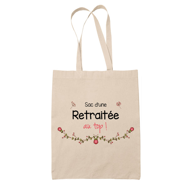 Sac Tote Bag Retraitée au Top Femme - Planetee