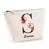 Trousse Samira Lettre fleur - Planetee