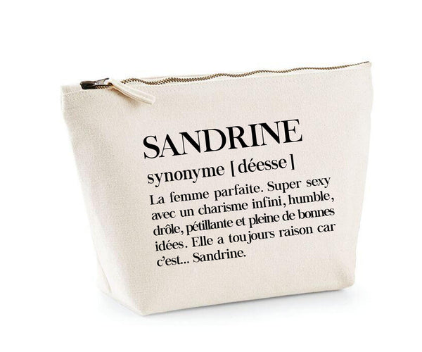 Trousse Sandrine Définition Pochette Toilette Maquillage