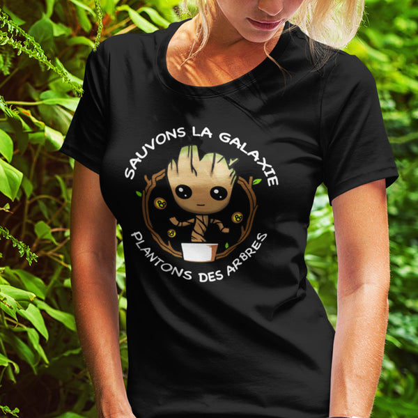 T-shirt Femme Groot - Sauvons la Galaxie
