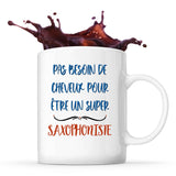 Mug Saxophoniste Pas Besoin de Cheveux - Planetee