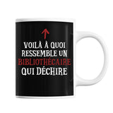 Mug Bibliothécaire Qui déchire - Planetee