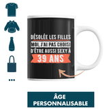 Mug Femme Sexy Âge Personnalisable - Planetee