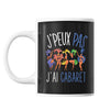 Mug Cabaret j'peux pas Noir - Planetee