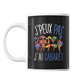 Mug Cabaret j'peux pas Noir - Planetee