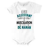 Body bébé Le Petit Assistant de Musculation de Maman - Planetee