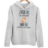 Sweat à Capuche Shiba Inu | Je peux pas - Planetee