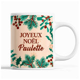Tasse Noël Paulette Beige - Planetee