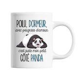Mug Poilu dormeur avec poignées d'amour c'est juste mon petit côté Panda - Planetee