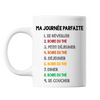 Mug blanc Boire du Thé Journée Parfaite - Planetee