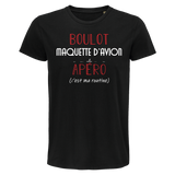 T-shirt homme Maquette d'Avion C'est ma Routine - Planetee