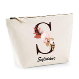 Trousse Sylviane Lettre fleur - Planetee