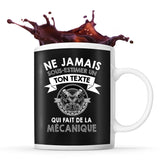 Mug personnalisable mécanique Prénom Métier Age tasse pour Mécanicien - Planetee