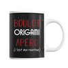 Mug Origami C'est ma Routine - Planetee
