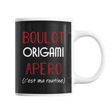 Mug Origami C'est ma Routine - Planetee