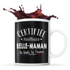 Mug noir Certifiée Belle-Maman - Planetee