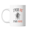 Mug Signe vierge j'peux pas Blanc - Planetee