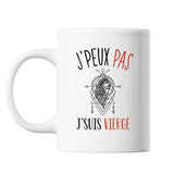 Mug Signe vierge j'peux pas Blanc - Planetee