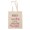 Tote Bag Kelly Meilleure Maman - Planetee