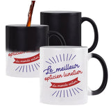 Mug magique Opticien lunetier Homme Meilleur de monde | Tasse Métier imprimée en France - Planetee
