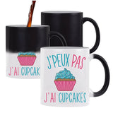 Mug Magique J'peux pas Cupcakes - Planetee