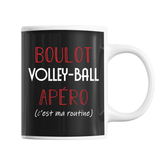 Mug Volley-Ball C'est ma Routine - Planetee