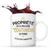 Mug blanc Propriété de la Meilleure Couturière - Planetee