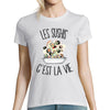 T-shirt femme Sushis c'est la vie - Planetee