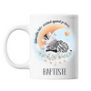 Mug Baptiste adorable bébé quand je dors Zèbre - Planetee