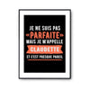 Affiche Claudette pas parfaite mais presque pareil - Planetee